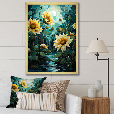 Tournesols méticuleusement sur toile
