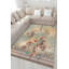 Tapis décoratif multicolore à motif floral lavable-1783761094