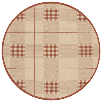Debriana Performance Plaid Indoor/Outdoor Area Rug