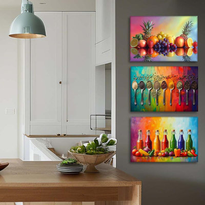 3 Piece Wrapped Canvas Print