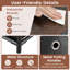 Commode mince avec 5 tiroirs anti-basculement Commode peu encombrante de 5 tiroirs en tissu