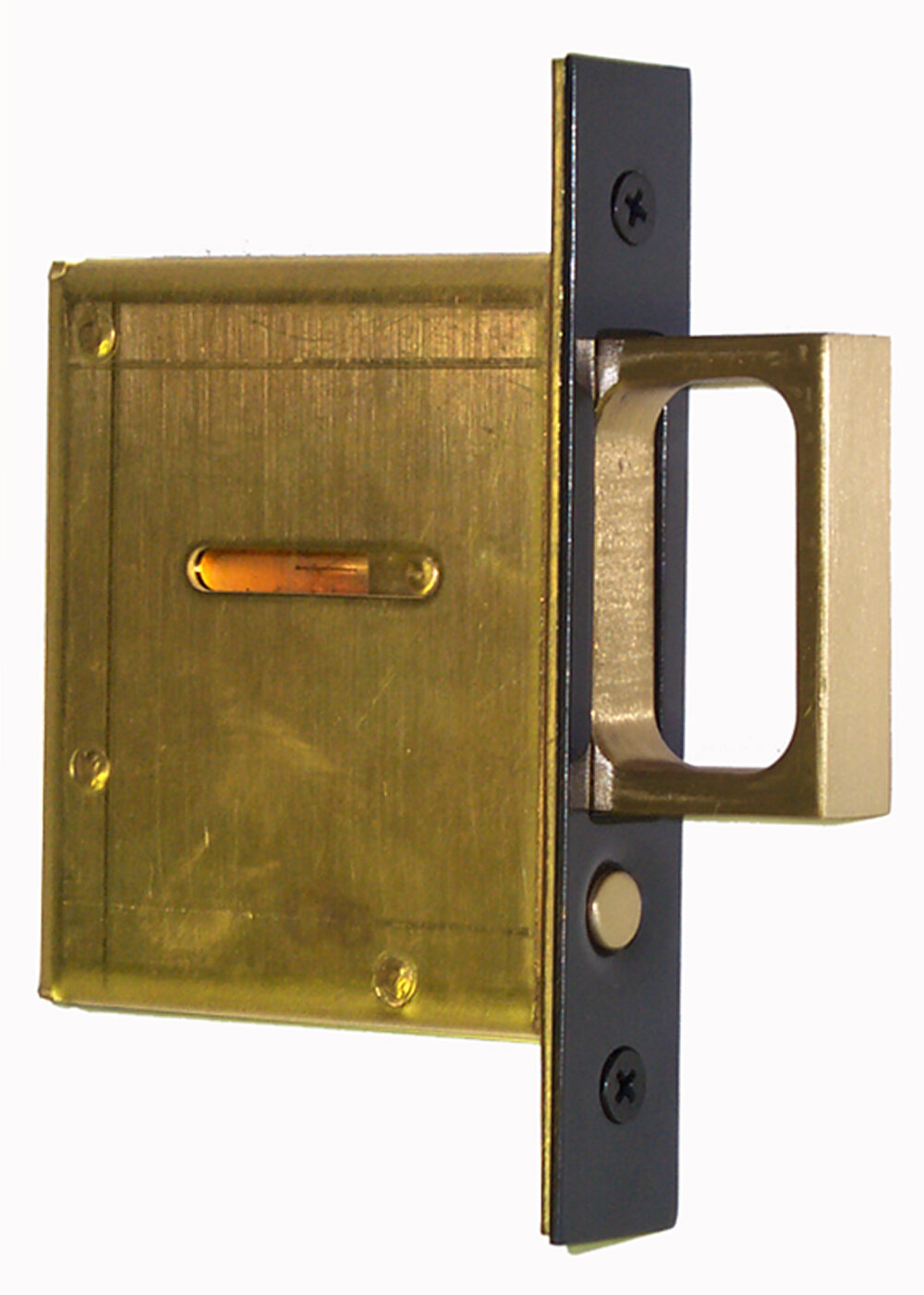 Solid Brass Sliding Closet Door Pocket Door Lock & Pull Replacement Hardware