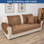 Housse de canapé modulaire pour 3 coussins - brun