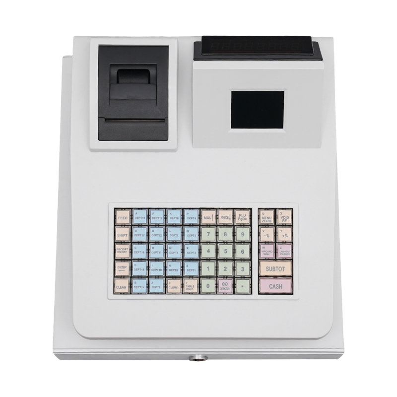 Caisse enregistreuse à 48 touches, Blanc