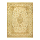 Classic One-of-a-Kind 9' 3" X 12' 2" Hand Knotted Area Rug