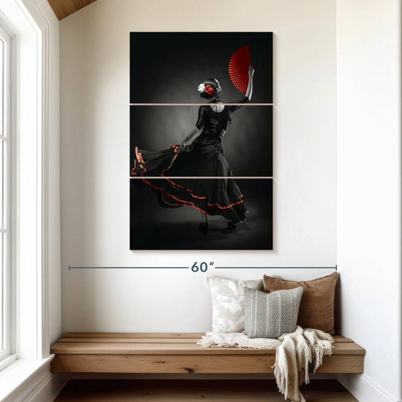 Danseur de flamenco Enn Pop, H 50 po x l 32 po