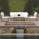 Lucier 4 Piece Deep Seating Group with Sunbrella Cushions