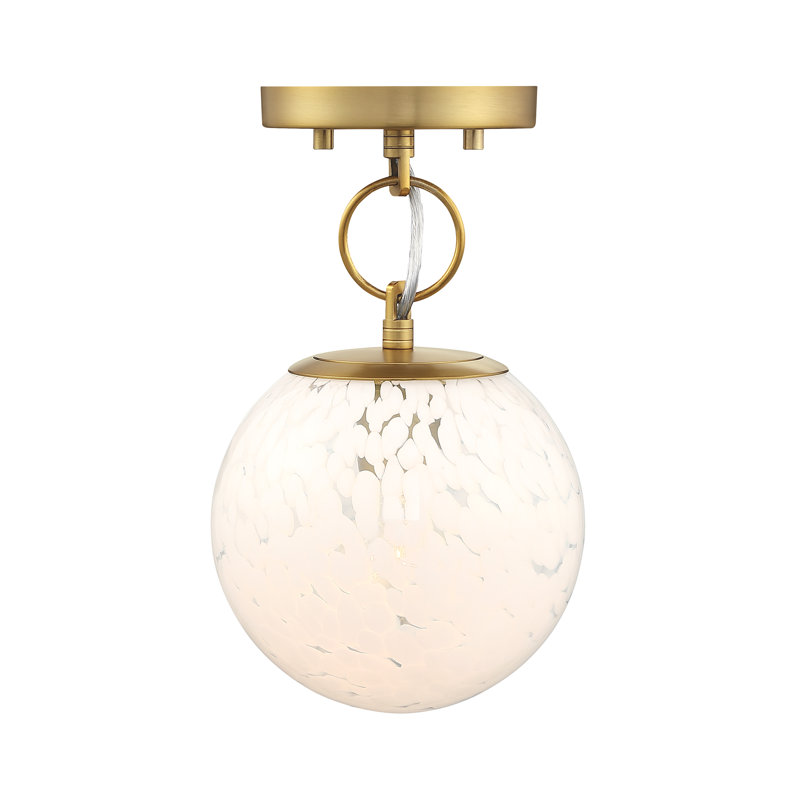 Khushdil Glass Semi Flush Mount