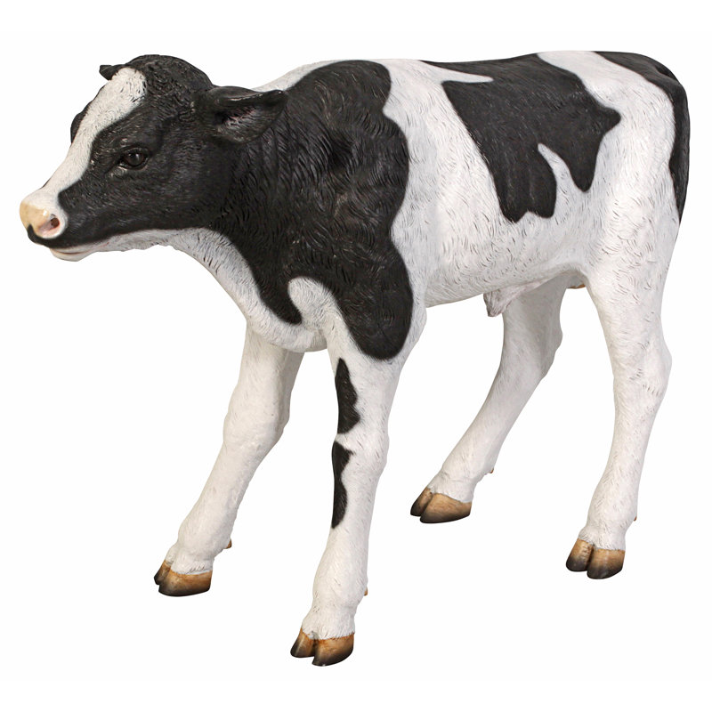 Statue Buttercup, la vache laitière Holstein grandeur nature
