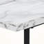 Excel White Finish 4-Shleves Computer Desk with Black Metal Leg, 29.75" H X 47.01" W X 23.55" D