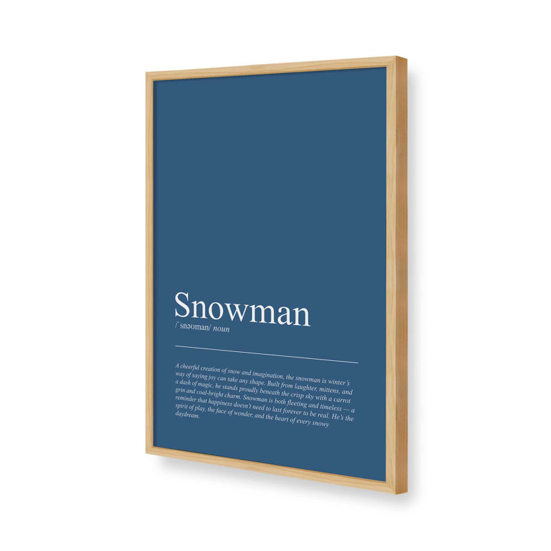 Frosty Wonder, reproduction d'art, Érable américain, 18 po x 24 po
