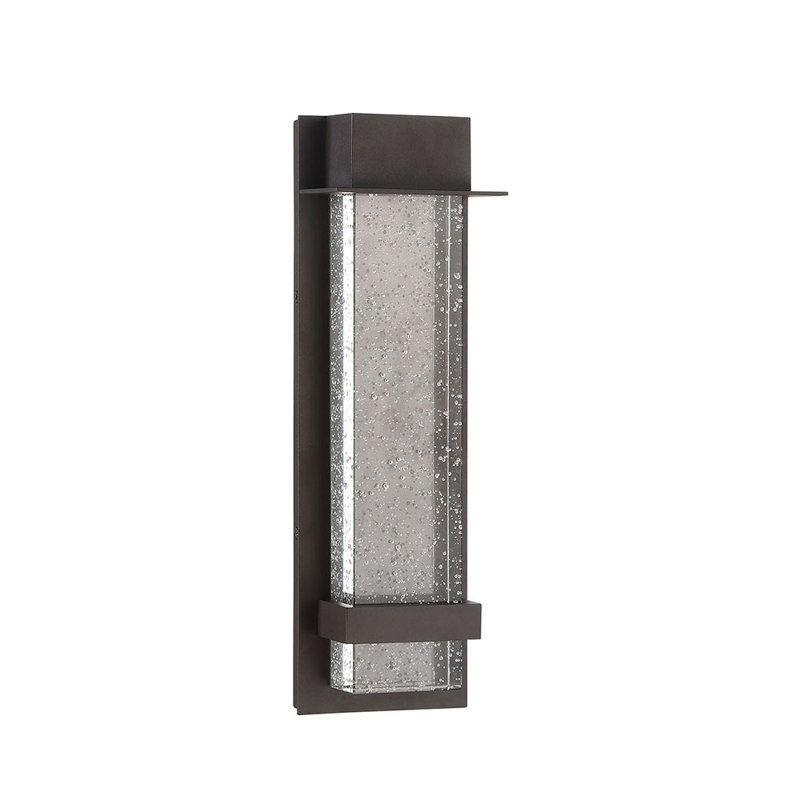 Plafonnier encastré d’extérieur à del Laskey, H 16,5 po x L 5 po x P 3,25 po, Bronze