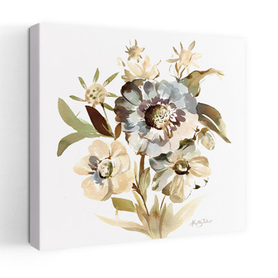 Art floral contemporain délavé