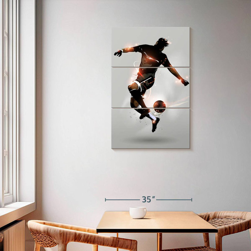 Sireci Cool Soccer Player, 57" H x 36" W