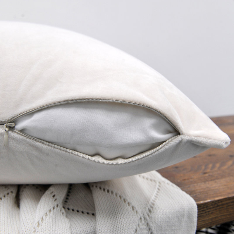 Square Cushion Cover, Ivory