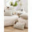 Decorative Solid Pillow Covers with Leather Label (Set of 2)-101280823-101280814