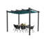 Pergola en métal avec auvent-90613688-64815874