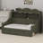 Multi-Functional Daybed Featuring Storage Drawers and Open Shelving, Classic Design Sofa Bed for Living Room, Bedroom, or Guest Room, Simple Assembly-443494906
