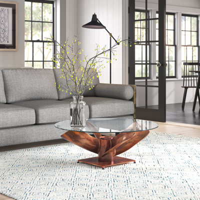 Monette Pedestal Coffee Table