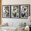 ANIMALS Series Cxxi - Impression encadrée sur mesure de qualité supérieure - 3 pièces-740365864-740365862