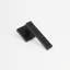 Levier de porte moderne noir Groove-71089076-71089077-71450803