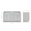 Paulla 60'' W Double Bathroom Vanity Base-449344913