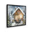 «Christmas Cabin with Sleigh» par Nicole DeCamp, reproduction d'art-965340875-965340871-965340872