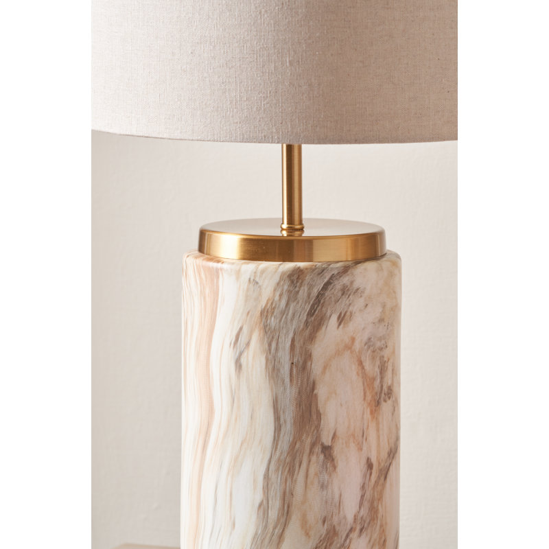 Bellamee Ceramic Table Lamp, 48cm H x 28cm W x 28cm D