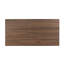 Table de salle à manger rectangulaire en bois Luret avec 6 chaises noires-101121259