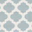 Tapis turquoise / blanc Aliaa-2119574094
