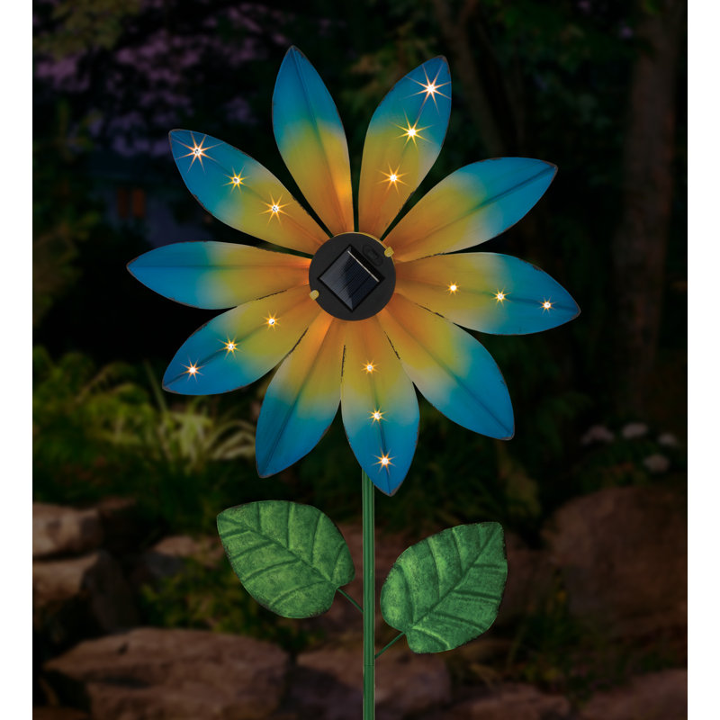 Spinner Solar Stake, Blue
