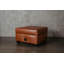 Faux Leather Ottoman