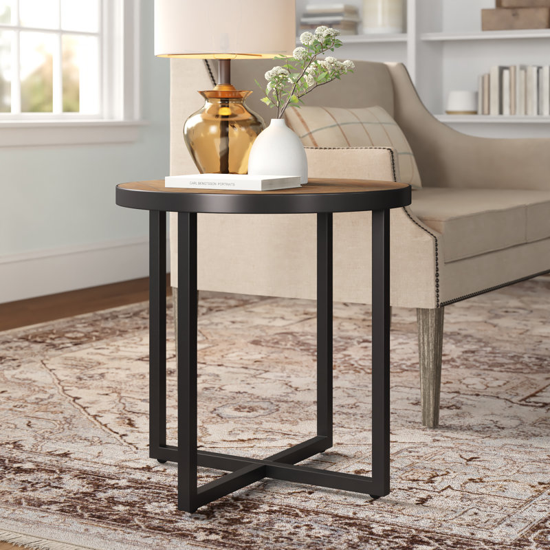 Dillwyn Solid Wood Top End Table