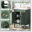Meuble-lavabo 24 po avec lavabo supérieur, meuble de rangement moderne à 2 niveaux, meuble-lavabo simple, grandes tablettes de rangement (Remplacer SW000102AAF)-1155197212