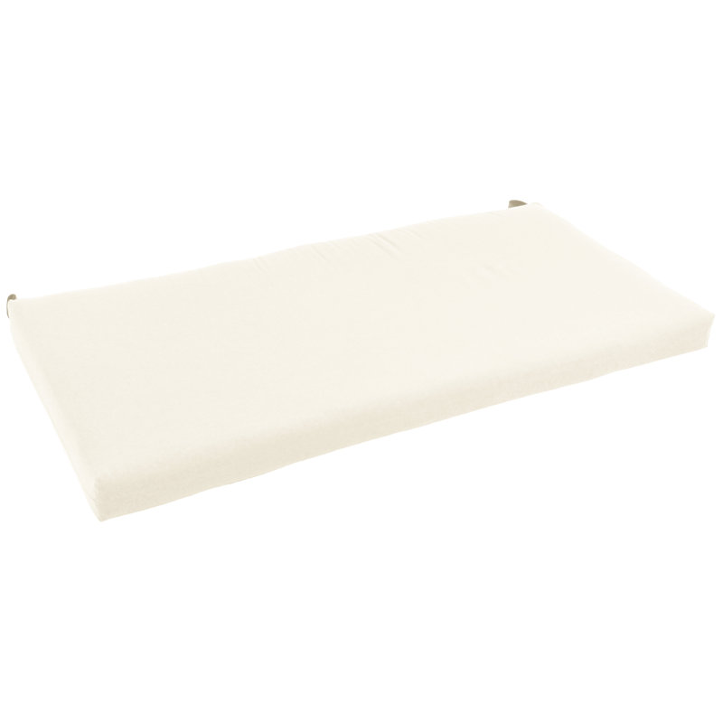 Outdoor 3'' Seat Cushion, Eggshell, 48" W x 19" D