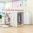 Loft Bed With Desk, Drawers, And Wardrobe-853863664-853863665