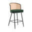 Tabouret de bar et de comptoir rembourré Cane-382988428-382988417-400685741