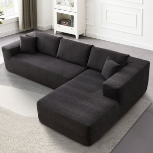 Korab 2 - Piece Upholstered Sofa & Chaise (incomplete 1 box only)(ours is grey)