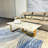 55" Wide Rectangular Coffee Table, Gold-1652749699