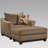 Cafe Fabric Cocktail Ottoman