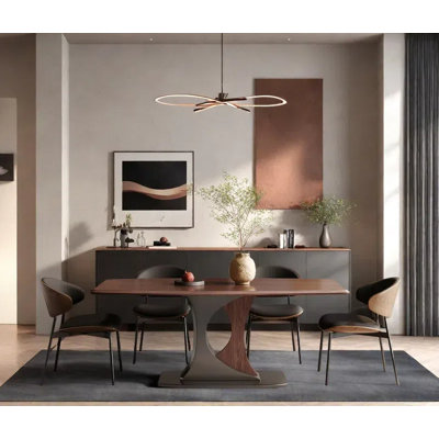 Multi-layer Wood Dining Table Sets.