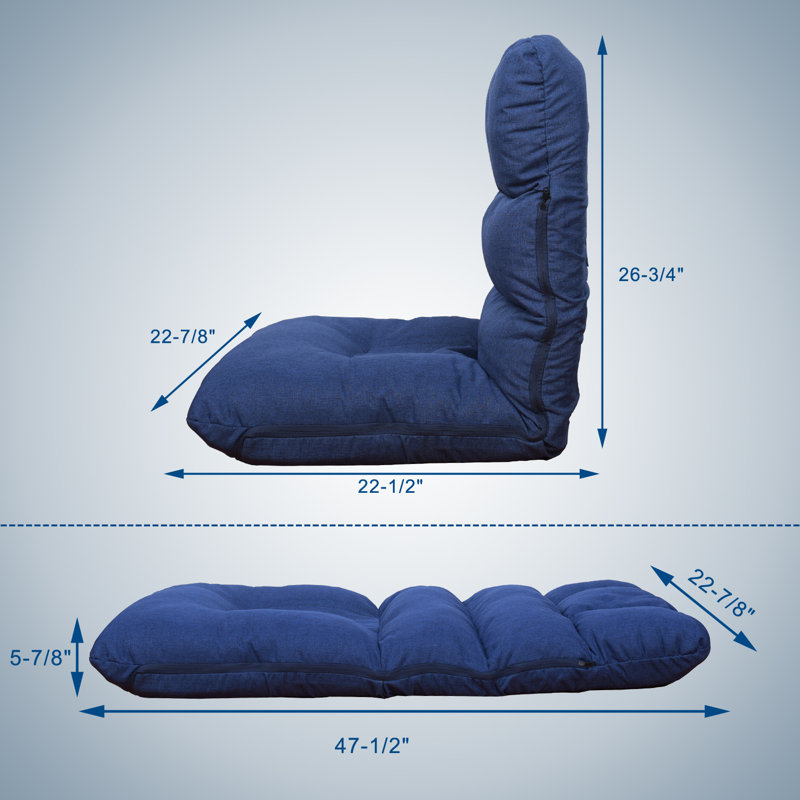 Chaise de jeu pour le sol, Bleu