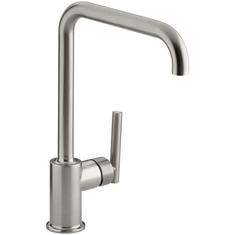 Purist® Single-Hole Kitchen Sink Faucet with 8" Spout, Vibrant Stainless