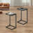 C-shaped End Table, Set Of 2