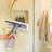 Glass Cleaner Spray Bottle with Built-in Squeegee