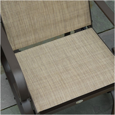 Fauteuil oscillant d'extérieur Outsunny