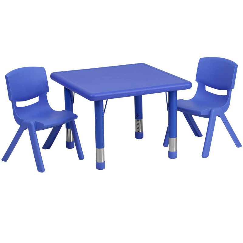 Ensemble de tables d'activités Goddard, Bleu