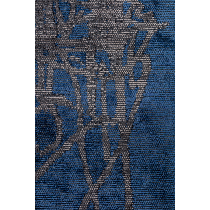 Rapture Blue/Gray Abstract Luxury Area Rug, Rectangle 7'10" x 11'2"