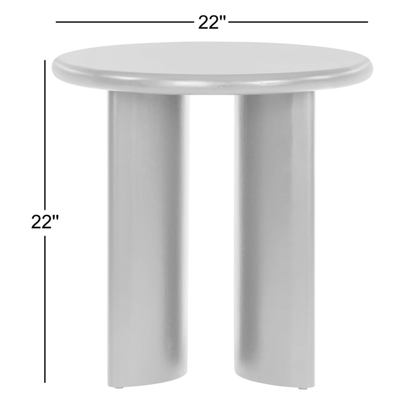 Paden End Table - Sandy Acacia, Black