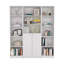 Ensemble de bibliothèque 3 pièces, 60 po de largeur avec 13 tablettes et armoire à deux portes, ensemble de salon-980622857